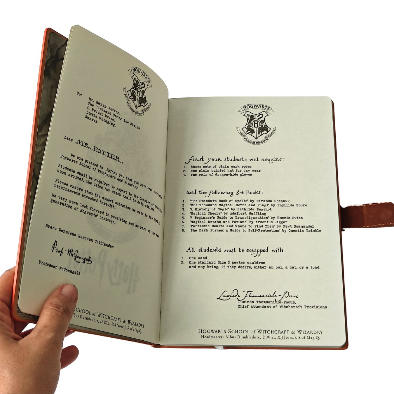 Harry Potter Quidditch Faux Leather Journal B
