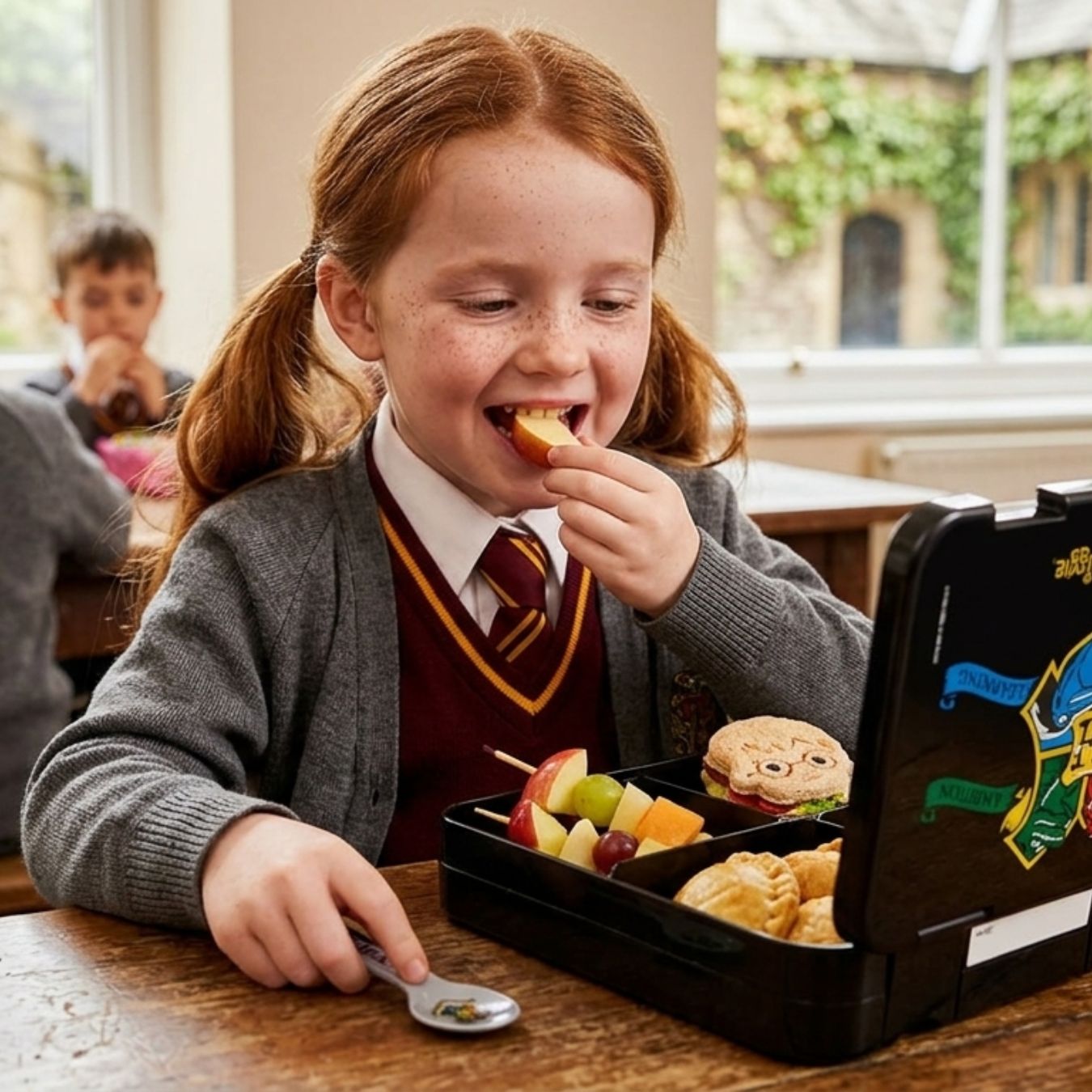 Harry Potter Hogwarts Bento Lunchbox ( 21 cm x 15 cm)