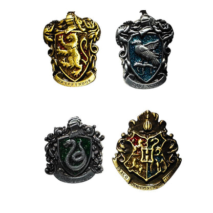 Hogwarts House Crest Metal Brooch (select variant)