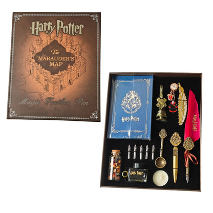 Harry Potter Quill & Wax Seal Luxury Gift Set (Hogwarts) (Box size 29 x 24 cm)