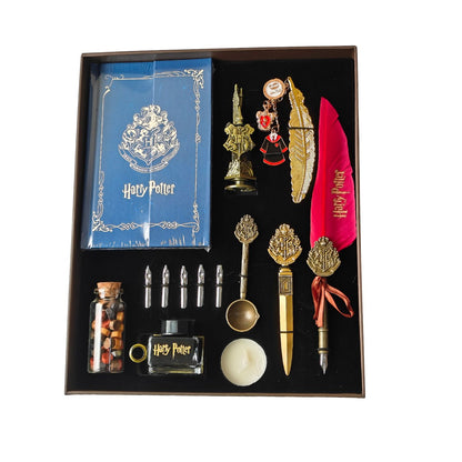 Harry Potter Quill & Wax Seal Luxury Gift Set (Hogwarts) (Box size 29 x 24 cm)