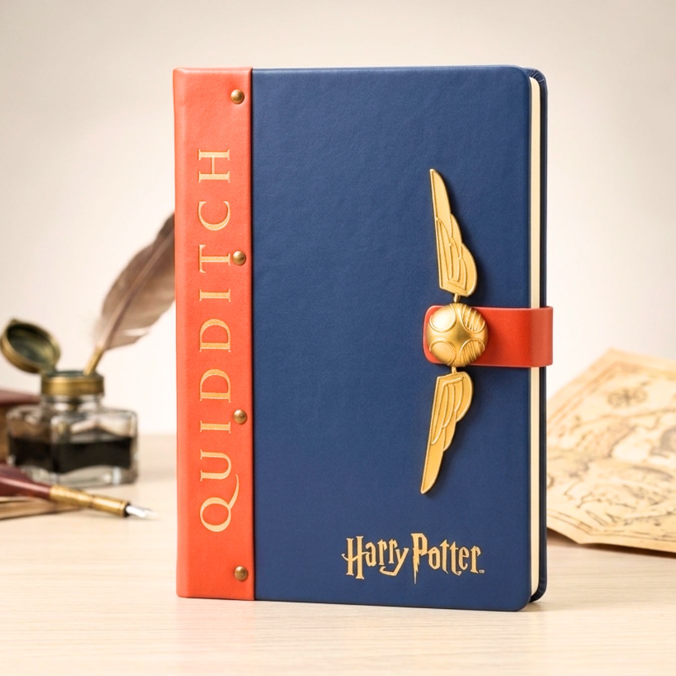 Harry Potter Quidditch Faux Leather Journal B