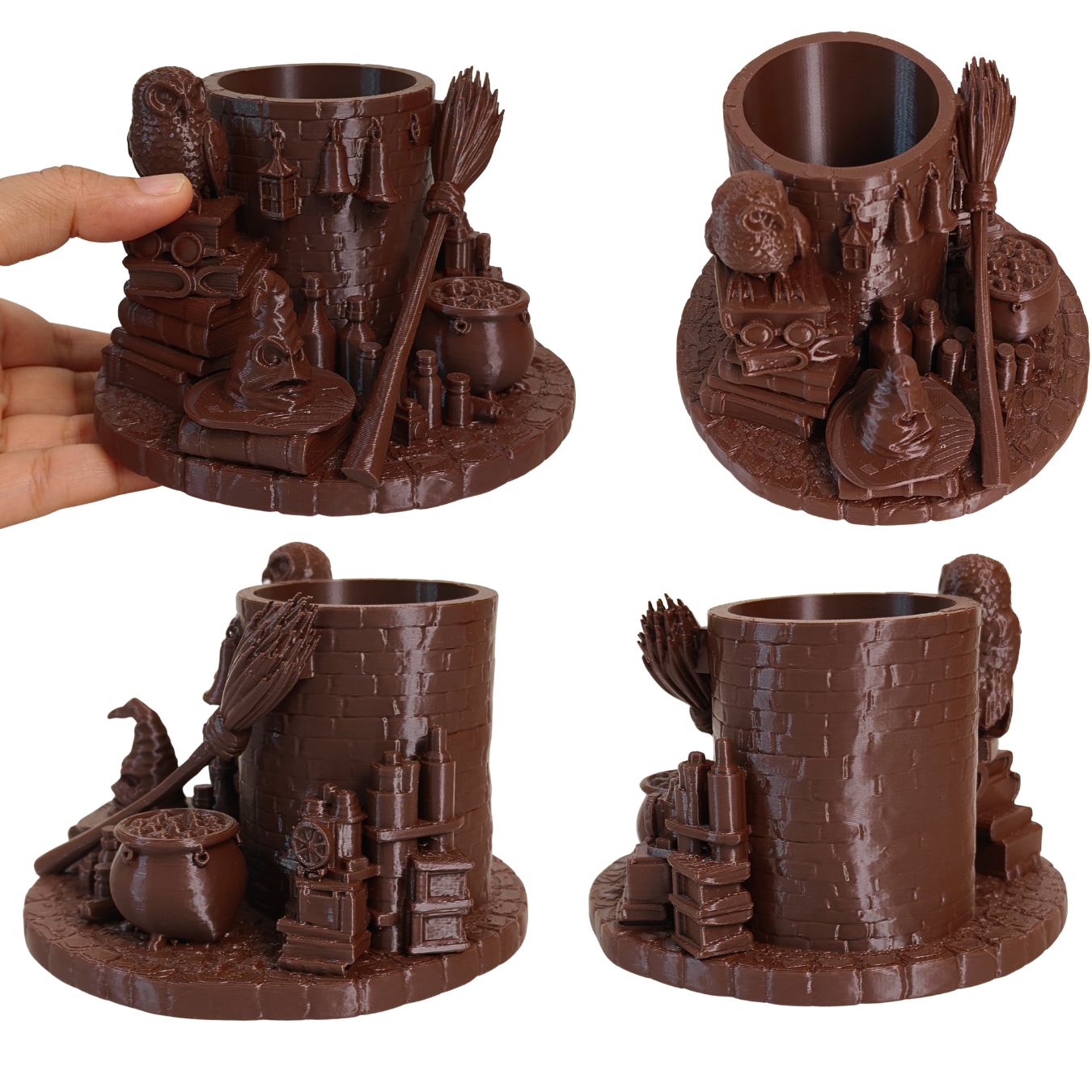 Wizarding Icons Desk Organizer | Harry Potter (9*12*12 cm)