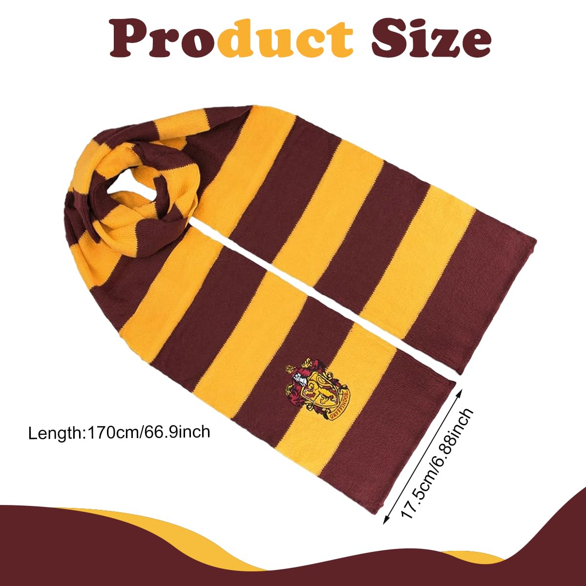 Hogwarts House Scarf – 62 Inch | Harry Potter