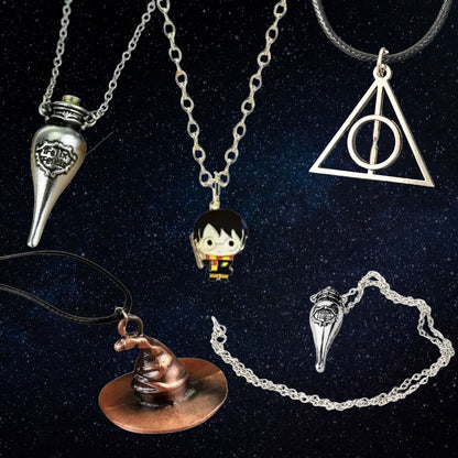 Harry Potter Metal Pendant Necklace (select variant)