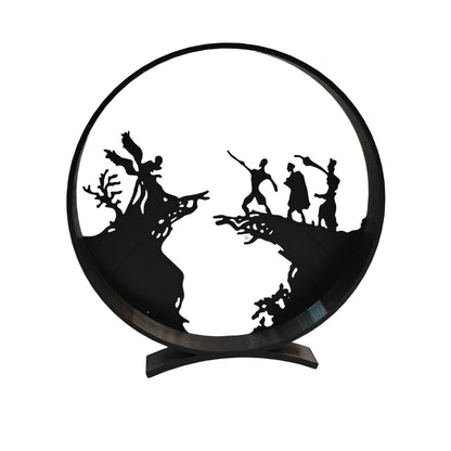 The Legend of the Three Brothers Silhouette - Diorama (12×12×2 cm)| Harry Potter
