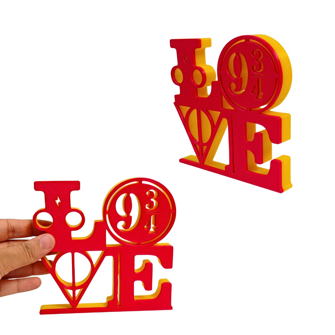 Love Tabletop Logo | Platform 9¾ & Deathly Hallows Edition (13*12*2 cm)