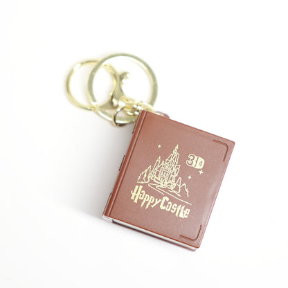 3D Pop-open book- Keychain (select variant)