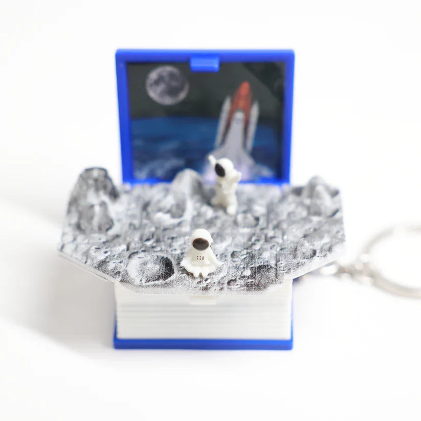 3D Pop-open book- Keychain (select variant)