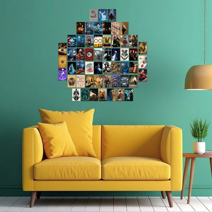 Harry Potter Postcard/ Collage Set (4"x6", 300 gsm, premium card-paper) - Set of 54