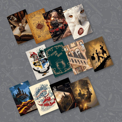 Harry Potter Postcard/ Collage Set (4"x6", 300 gsm, premium card-paper) - Set of 54