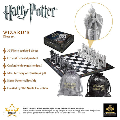 Wizard Chess Set | Harry Potter | Premium Large Chess Board Game with Detailed Figurines