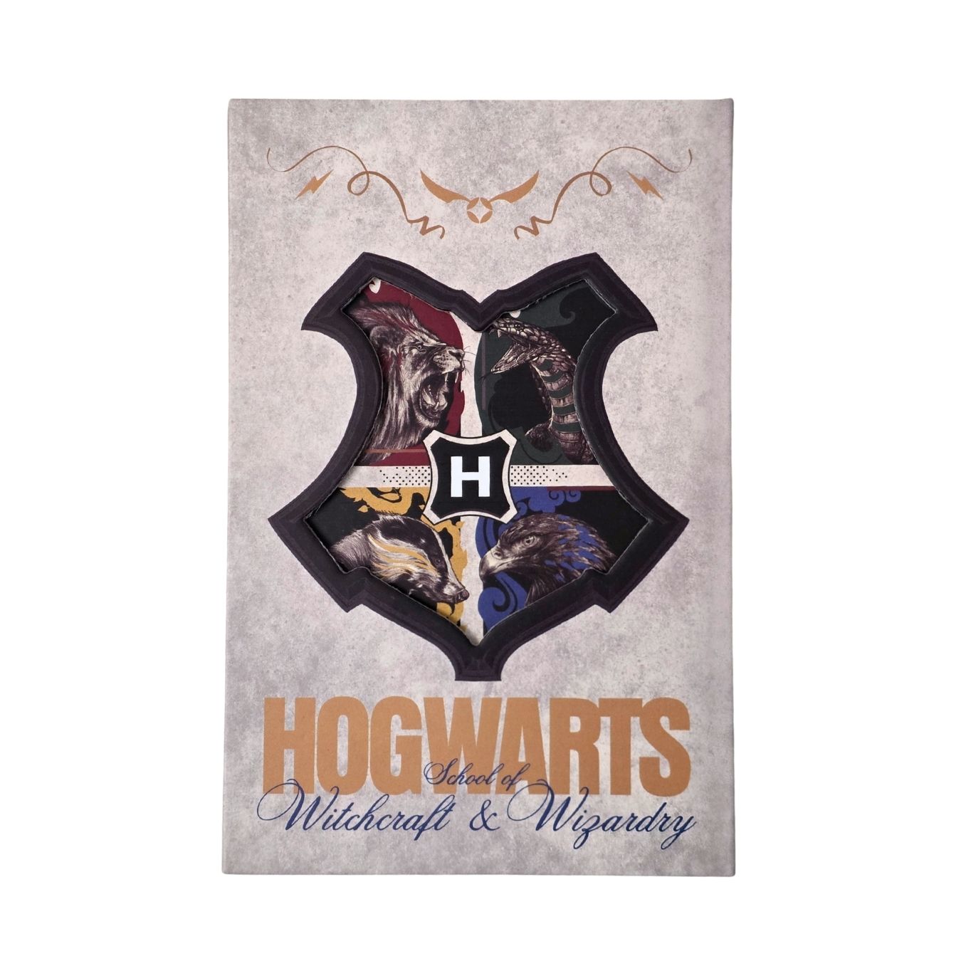 Hogwarts Tri-Fold Hard-Cover Illustrated Diary (17*11 cm) (select variant)