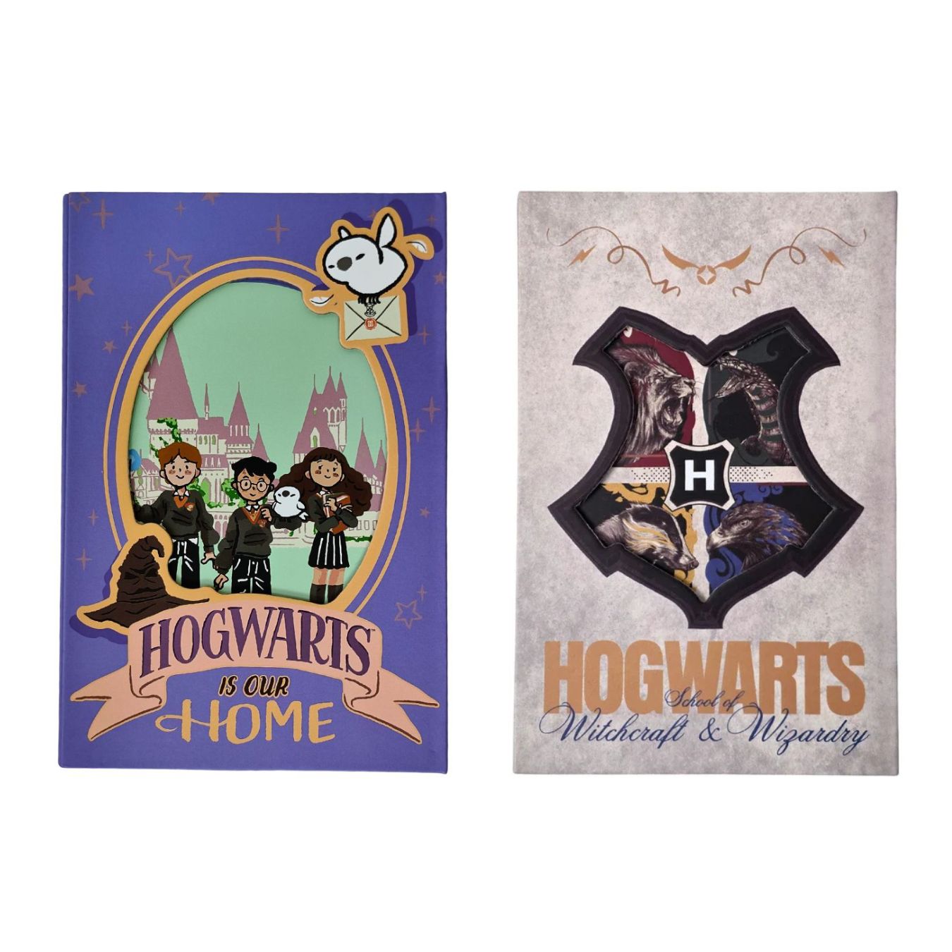 Hogwarts Tri-Fold Hard-Cover Illustrated Diary (17*11 cm) (select variant)