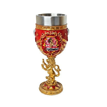 Hogwarts House Goblets (20*9 cm)- Resin with inner steel cup | Harry Potter  (select variant from menu)