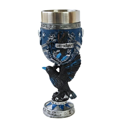 Hogwarts House Goblets (20*9 cm)- Resin with inner steel cup | Harry Potter  (select variant from menu)
