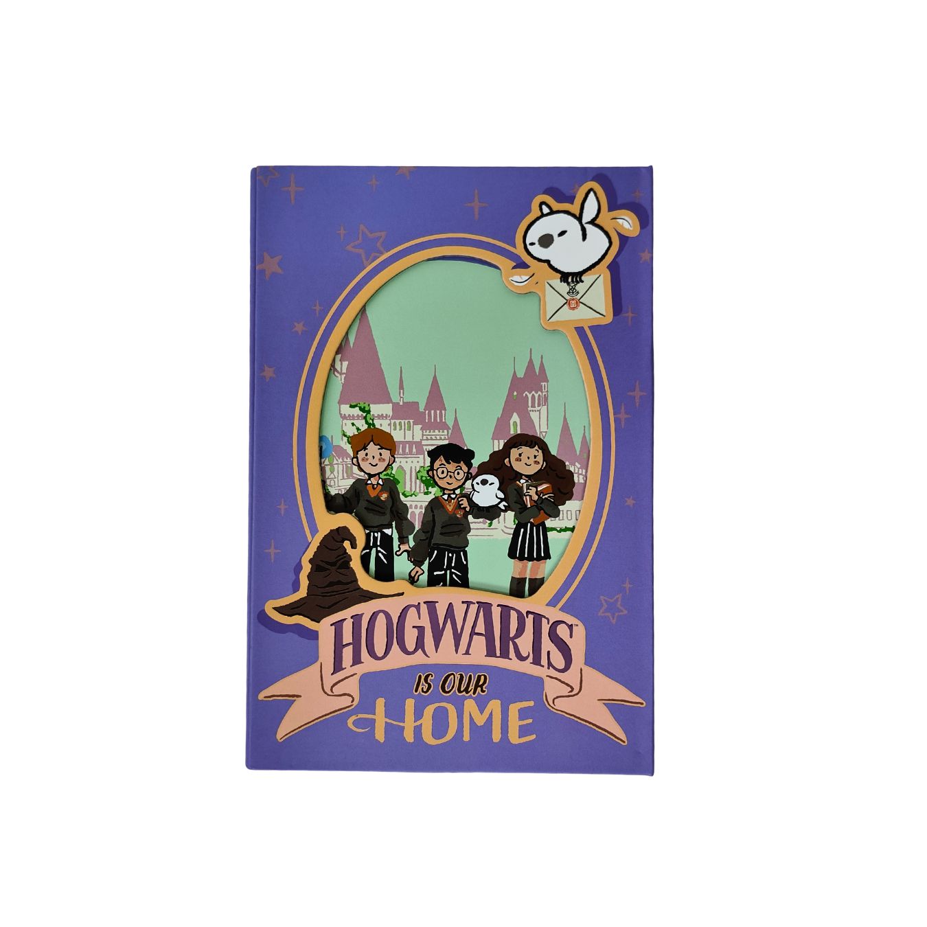 Hogwarts Tri-Fold Hard-Cover Illustrated Diary (17*11 cm) (select variant)