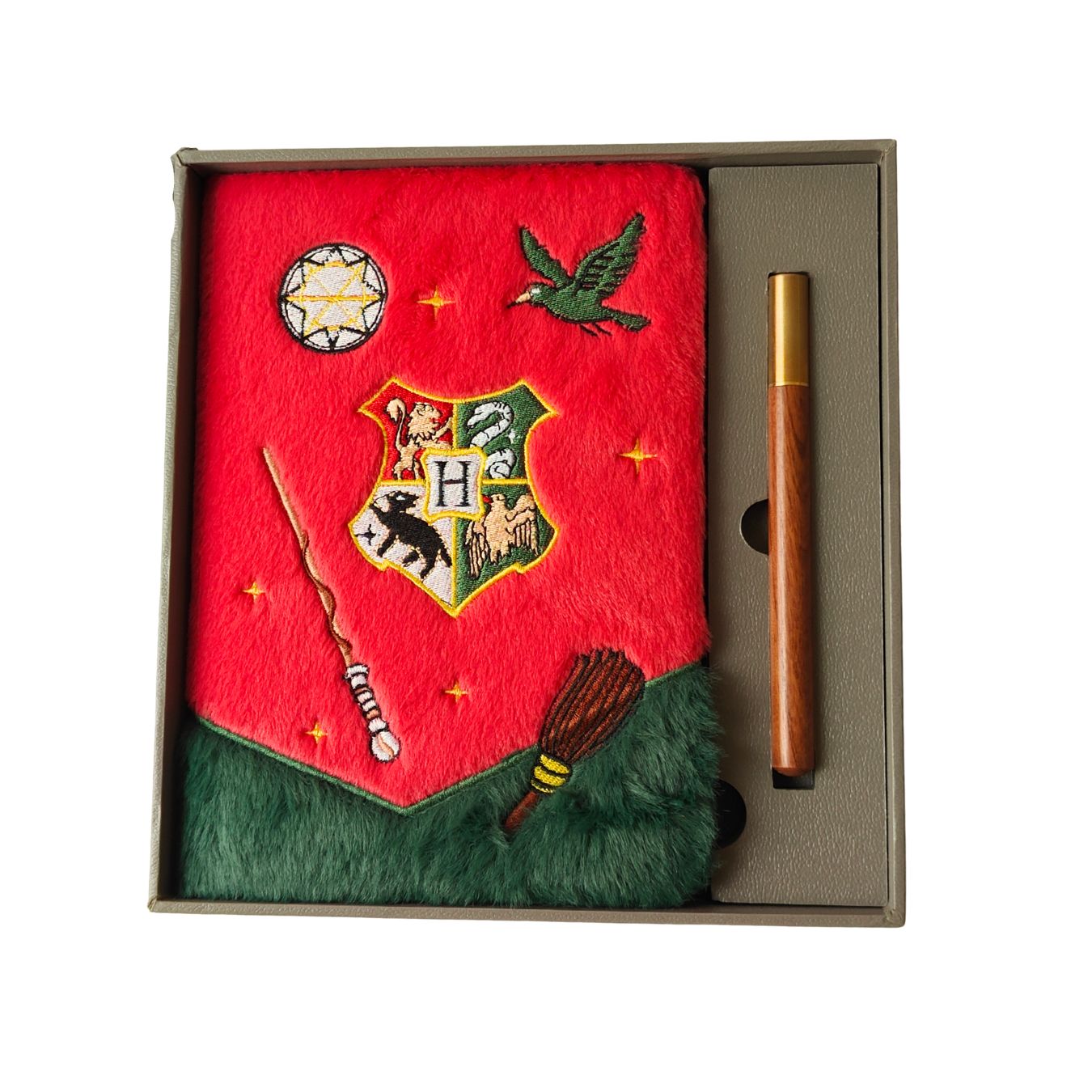 Harry Potter Furry Journal & Pen Gift Set | A1 | (Hogwarts)