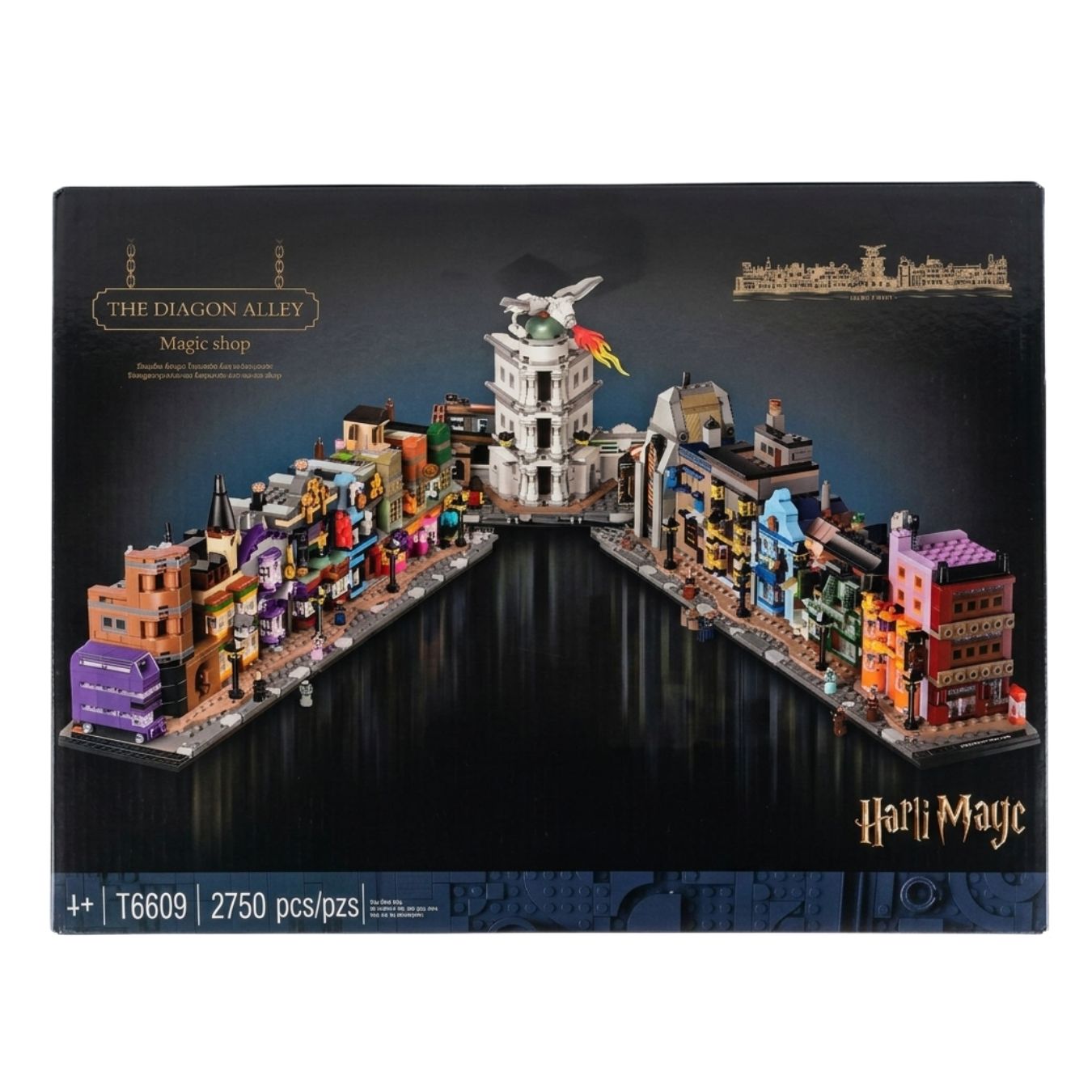 Harry Potter Diagon Alley - Wizarding Shops DIY Building Set