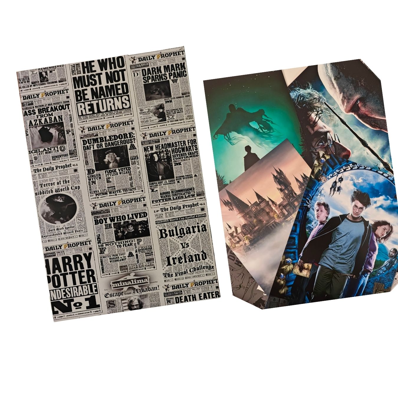 Harry Potter Postcards (9"x6"), 300 gsm thick premium card-paper) - Set of 12